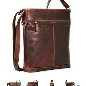 Brown Leather Crossbody Bag
